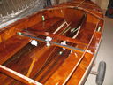 Interior varnished