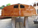 Transom varnished